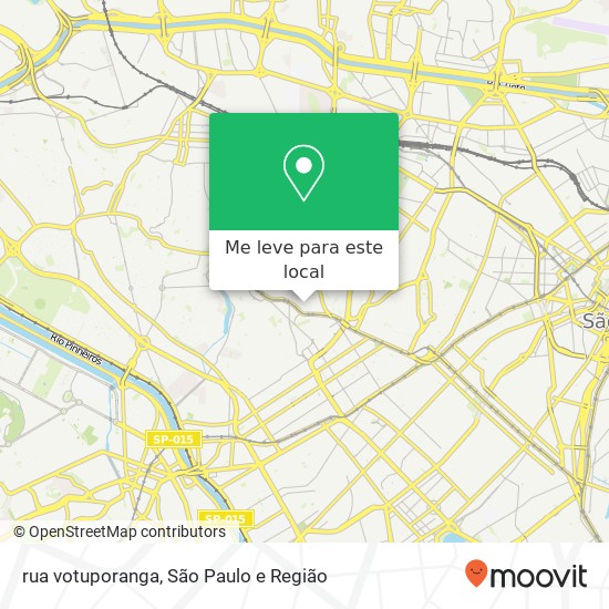 rua votuporanga mapa