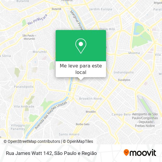 Rua James Watt 142 mapa