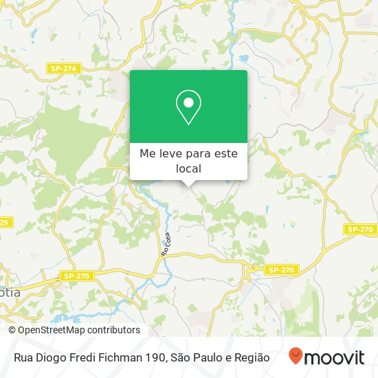 Rua Diogo Fredi Fichman 190 mapa