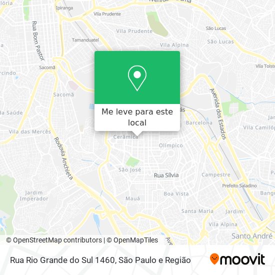 Rua Rio Grande do Sul 1460 mapa