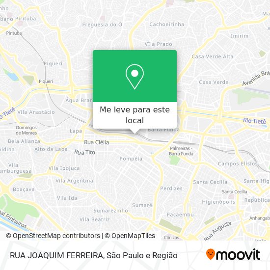 RUA JOAQUIM FERREIRA mapa