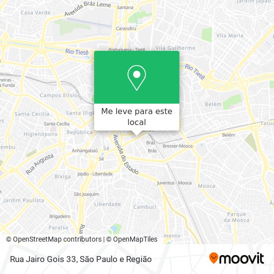 Rua Jairo Gois 33 mapa