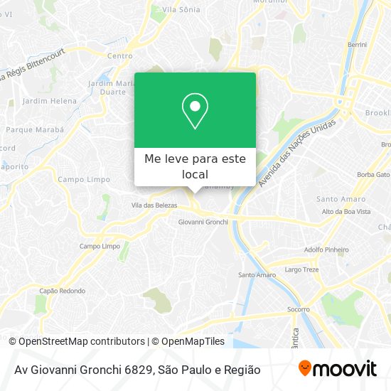 Av  Giovanni Gronchi  6829 mapa