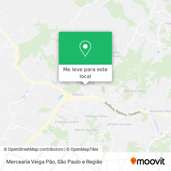 Mercearia Veiga Pão mapa