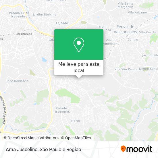 Ama Juscelino mapa