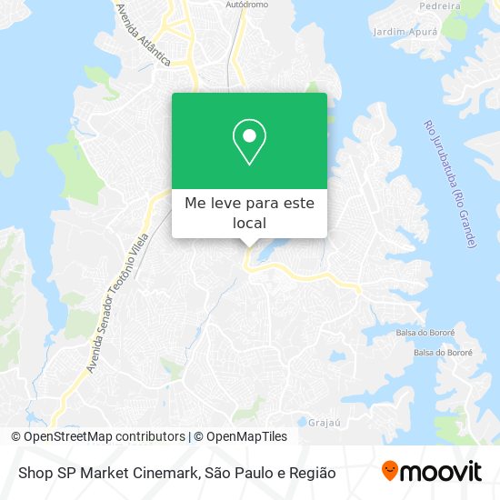 Shop SP Market Cinemark mapa