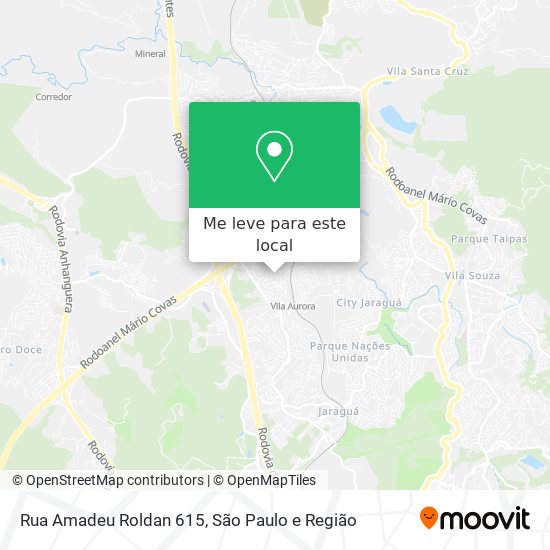 Rua Amadeu Roldan 615 mapa