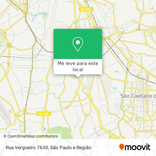 Rua Vergueiro 7630 mapa