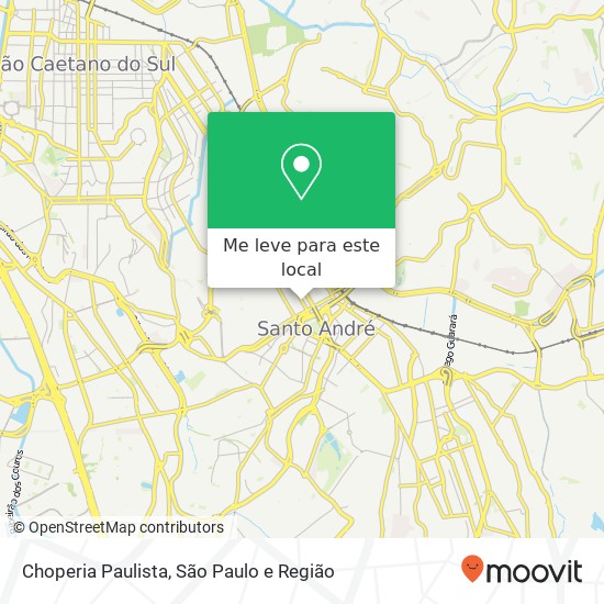 Choperia Paulista mapa