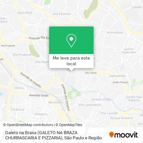 Galeto na Brasa (GALETO NA BRAZA CHURRASCARIA E PIZZARIA) mapa