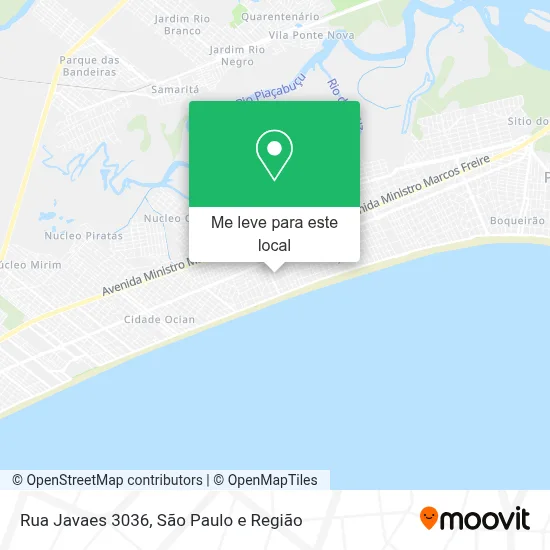 Rua Javaes 3036 mapa