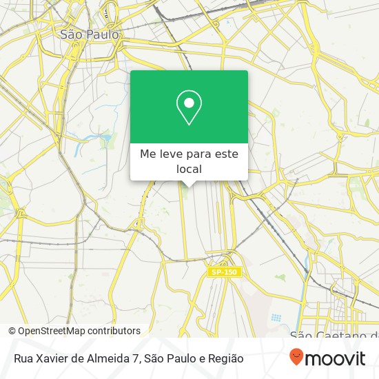 Rua Xavier de Almeida 7 mapa