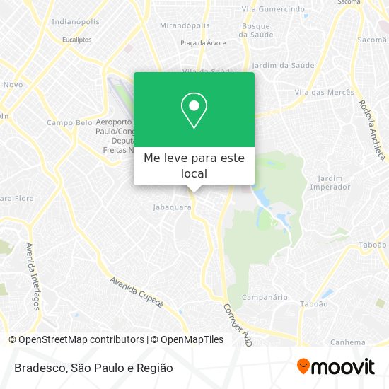 Bradesco mapa