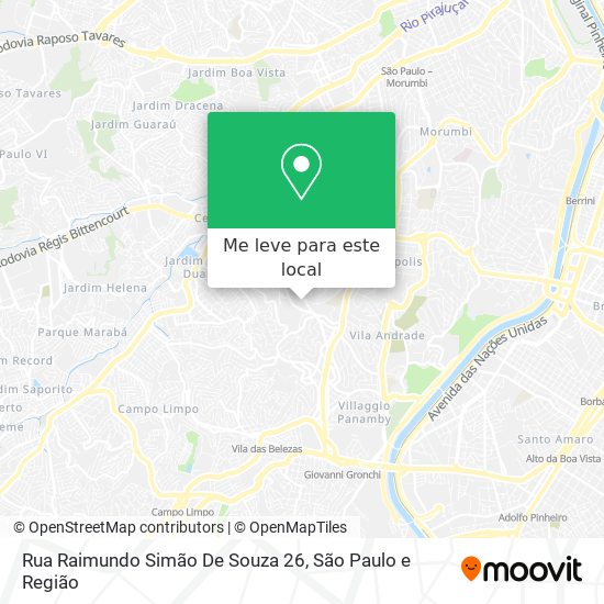 Rua Raimundo Simão De Souza   26 mapa