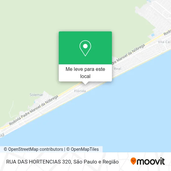 RUA DAS HORTENCIAS 320 mapa