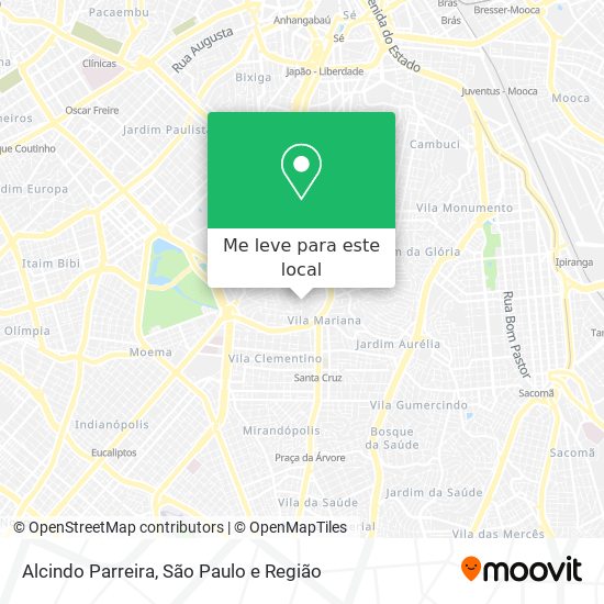 Alcindo Parreira mapa