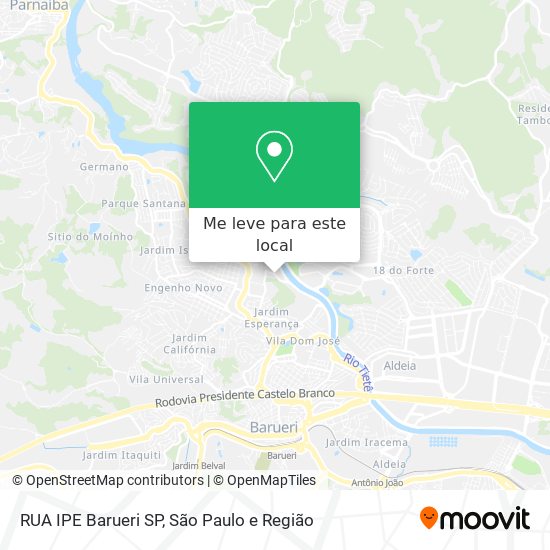 RUA IPE  Barueri   SP mapa