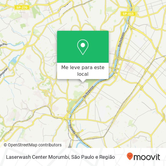 Laserwash Center Morumbi mapa