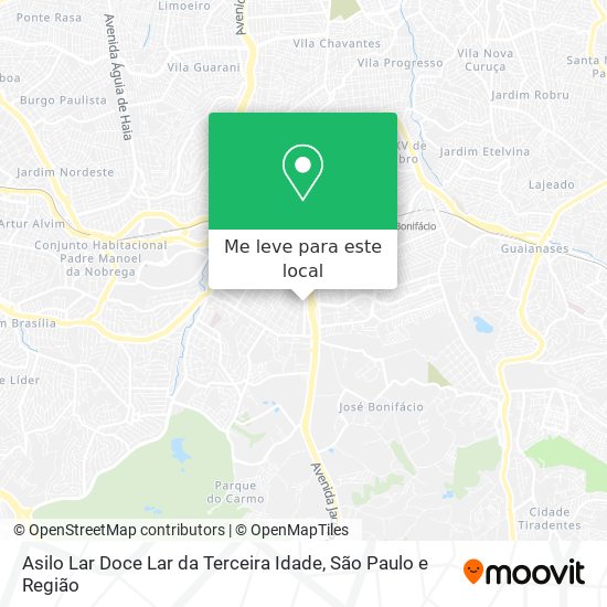 Asilo Lar Doce Lar da Terceira Idade mapa