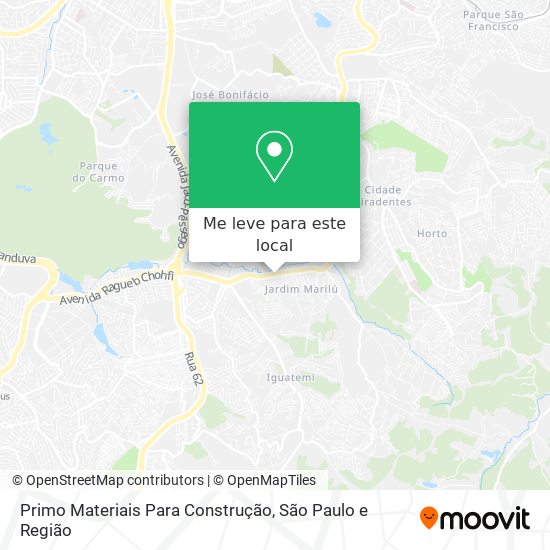 Primo Materiais Para Construção mapa