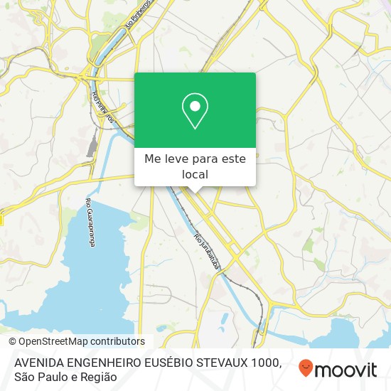 AVENIDA ENGENHEIRO EUSÉBIO STEVAUX 1000 mapa