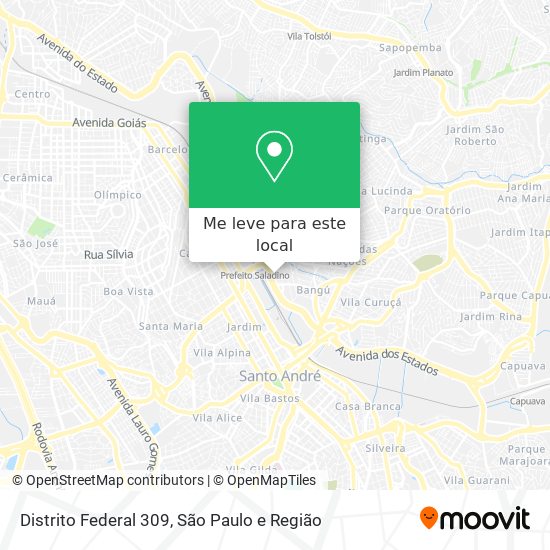 Distrito Federal 309 mapa