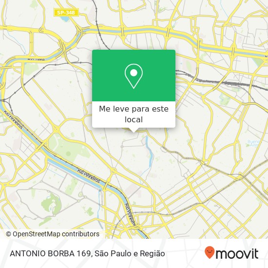 ANTONIO BORBA 169 mapa