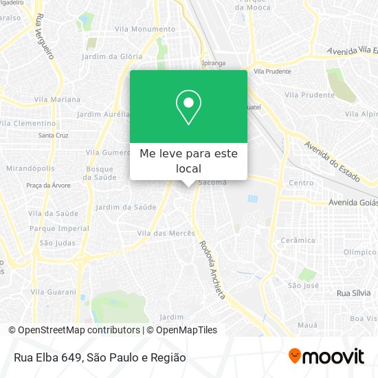 Rua Elba  649 mapa