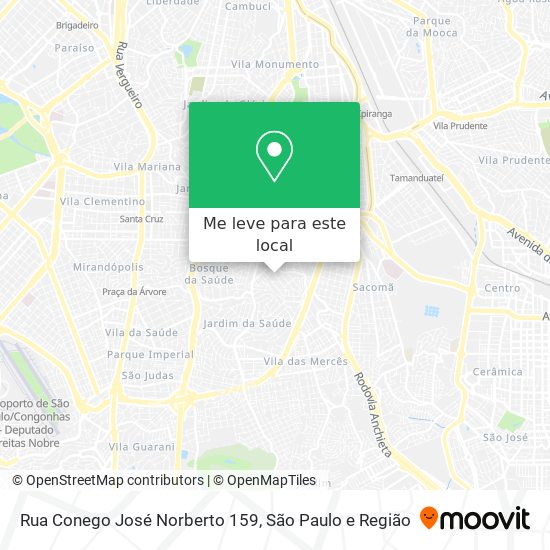 Rua Conego José Norberto  159 mapa