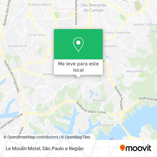 Le Moulin Motel mapa