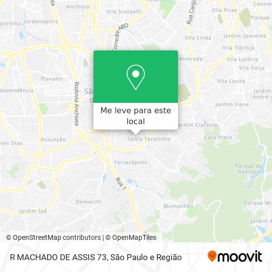 R MACHADO DE ASSIS 73 mapa