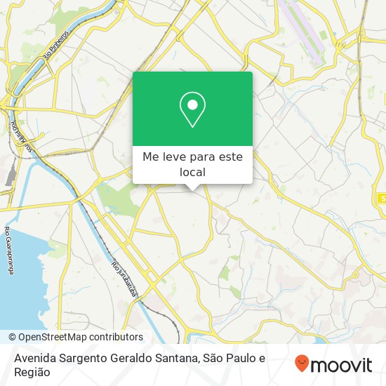 Avenida Sargento Geraldo Santana mapa