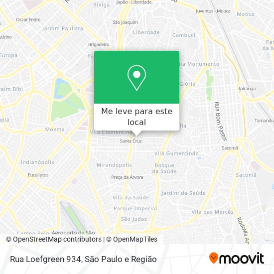 Rua Loefgreen 934 mapa