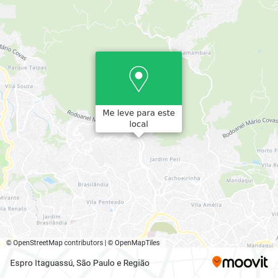 Espro Itaguassú mapa
