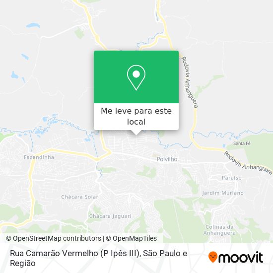 Rua Camarão Vermelho   (P Ipês III) mapa