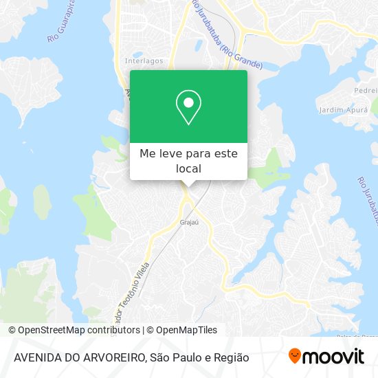 AVENIDA DO ARVOREIRO mapa
