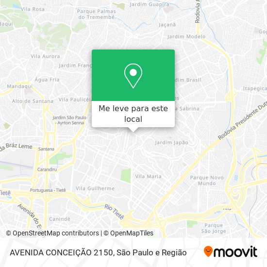 AVENIDA CONCEIÇÃO 2150 mapa