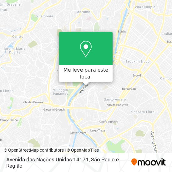 Avenida das Nações Unidas 14171 mapa