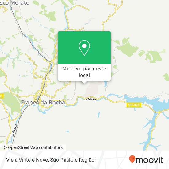 Viela Vinte e Nove mapa