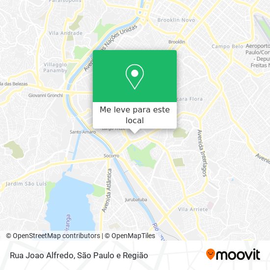 Rua Joao Alfredo mapa