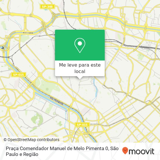 Praça Comendador Manuel de Melo Pimenta 0 mapa