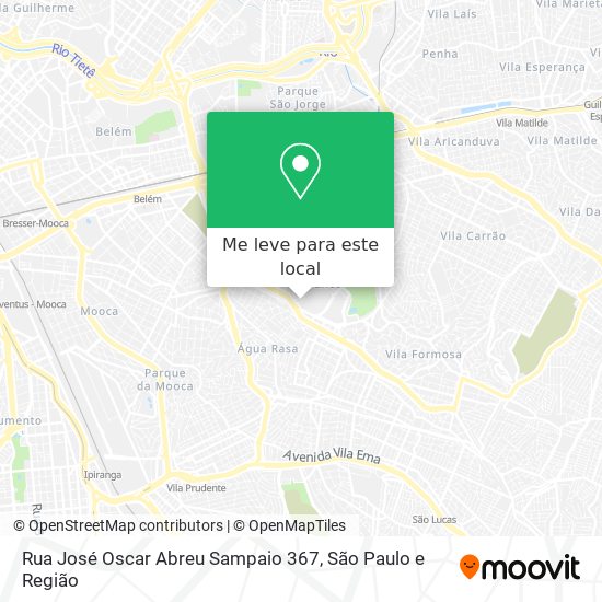Rua José Oscar Abreu Sampaio 367 mapa