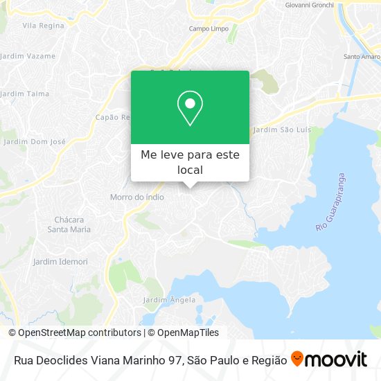 Rua Deoclides Viana Marinho 97 mapa