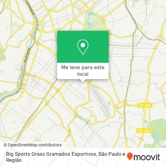 Big Sports Grass Gramados Esportivos mapa