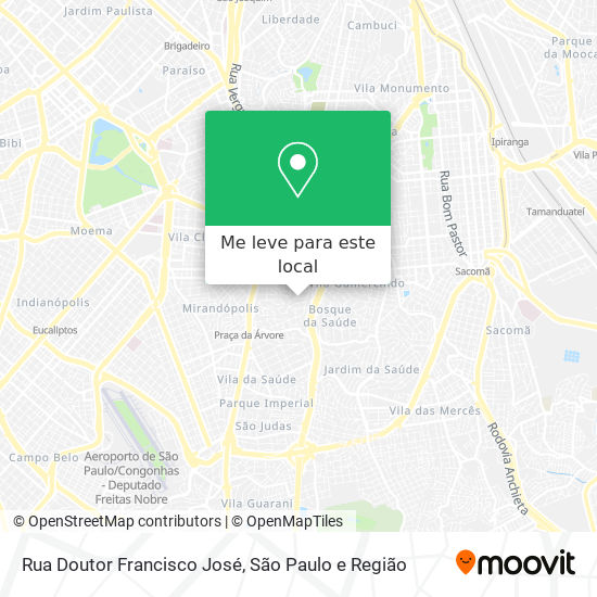 Rua Doutor Francisco José mapa