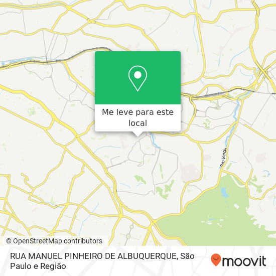 RUA MANUEL PINHEIRO DE ALBUQUERQUE mapa