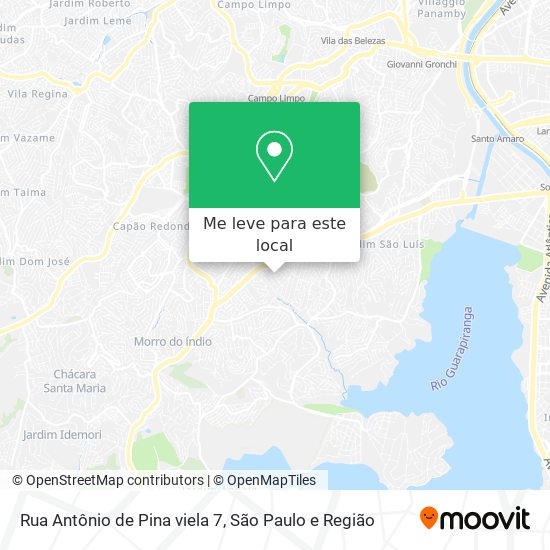 Rua Antônio de Pina viela 7 mapa