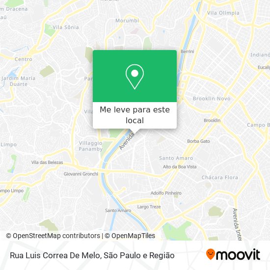 Rua Luis Correa De Melo mapa