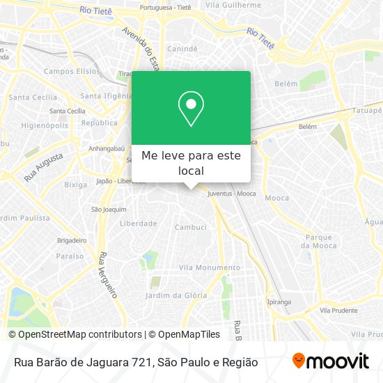 Rua Barão de Jaguara  721 mapa