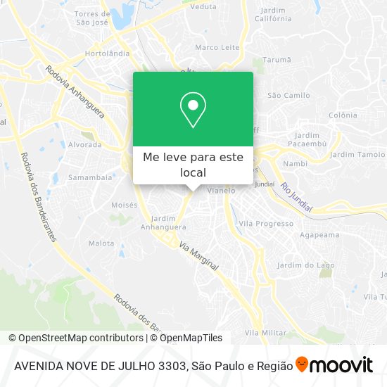 AVENIDA NOVE DE JULHO 3303 mapa